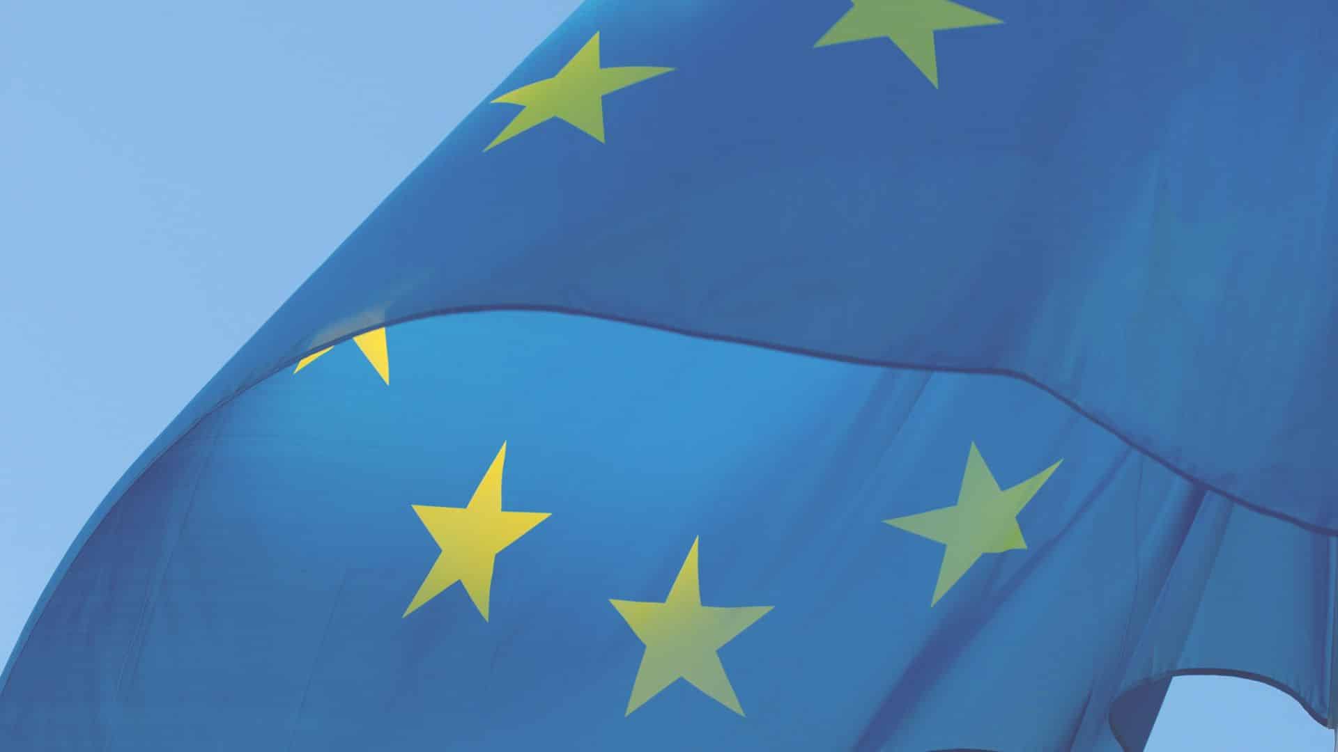 Bild på EUflagga